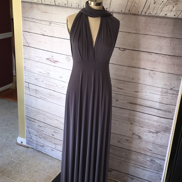 Von Vonni Multi way Gray Dress - Picture 7 of 13